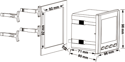 三相數(shù)字式測(cè)控電表 三相數(shù)字式測(cè)控電表